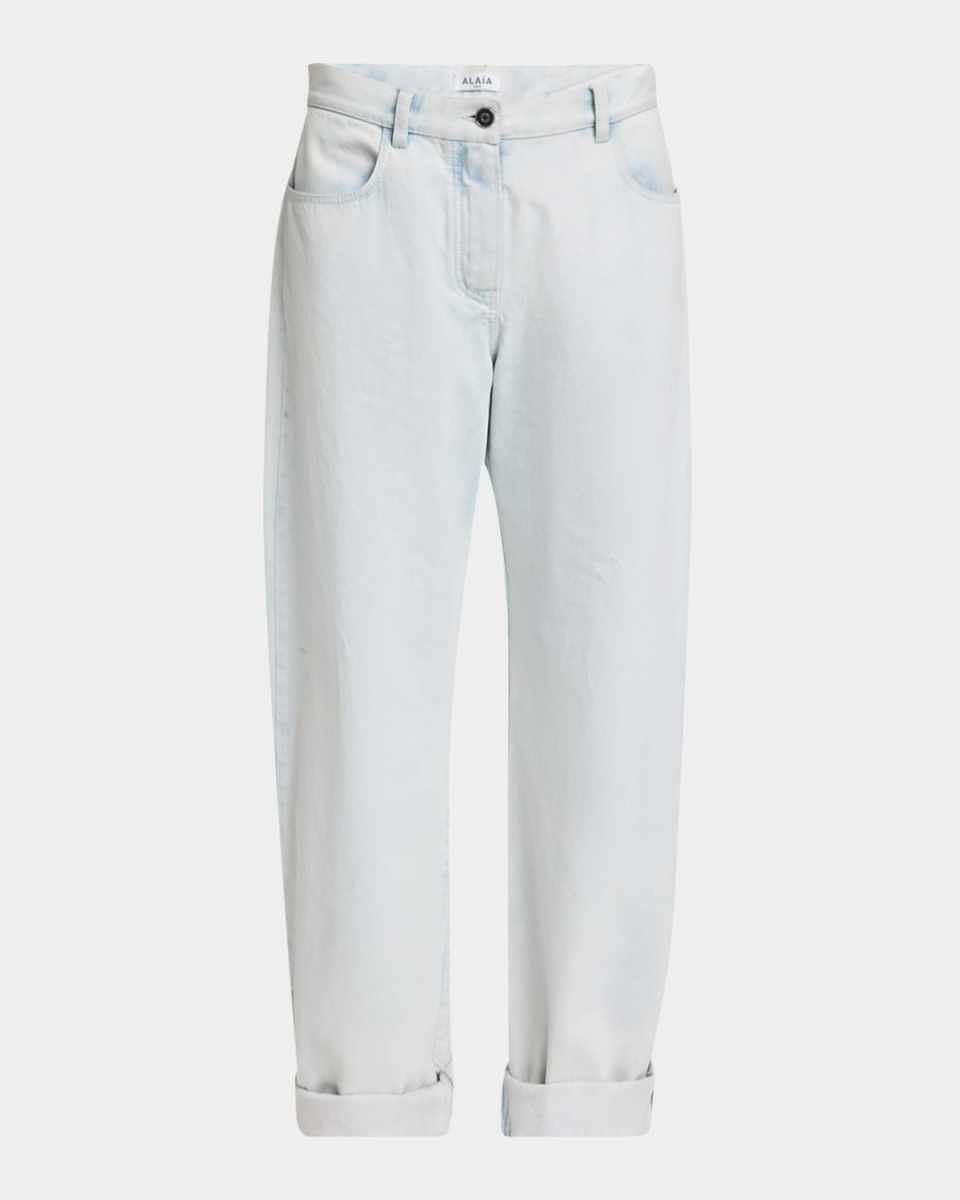 Rounded Low-Rise Jeans